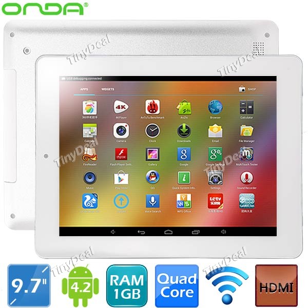 ONDA V971 (s) A31s Quad-core 1GHz 16GB за 158.69$