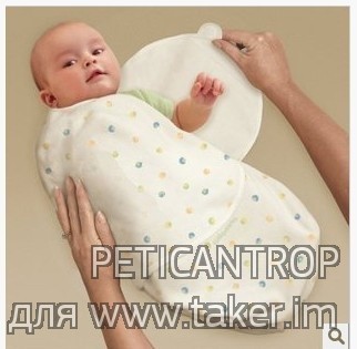 Легкая пеленка-конверт для новорожденного