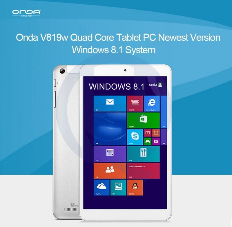 Onda V819W  - Windows наносит ответный удар