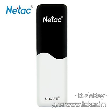 Netac U235 8GB USB 2.0 Flash Drive Classic - классическая флешка с переключателем "защита от записи"