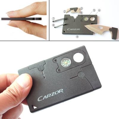 9-in-1 Outdoor Multi-function Card Tool Survival Tool
