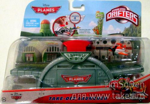 Бесполезная игрушка Disney Planes Micro Drifters Dusty Crophopper Launcher