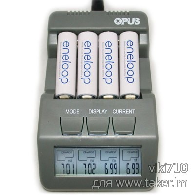 Зарядное устройство Opus BT-C700 для аккумуляторов AA/AAA NiCd / NiMH (аналог ЗУ LaCrosse/Technoline)