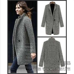 «Типа твидовое» пальто с Ebay