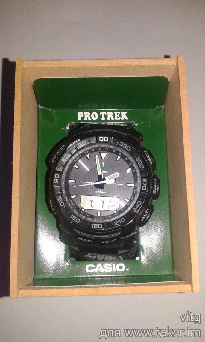 Часы CASIO PROTREK PRG-550BD-1ER