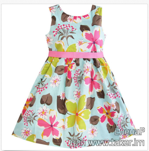 Платье для детского сада 