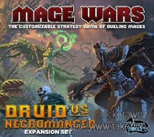 Mage Wars Druid vs Necromancer expansion set: Ходячие мертвецы против Ядовитого Плюща