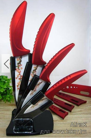 Керамические ножи для девочек с безопасным лезвием