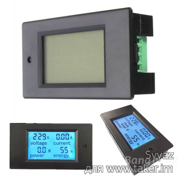 Антикризисный ваттметр. Рукожопства пост или 20A Power Monitor Module AC Meter Panel.
