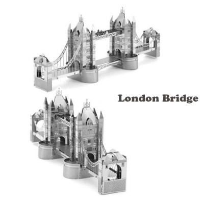 Обзор двух метталических 3D пазлов: "Ветряная мельница" и "Лондонский мост" (Windmill, London Bridge) 