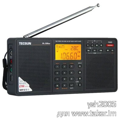 Радиоприемник Tecsun PL-398 – карманный малыш, с интересным функционалом.