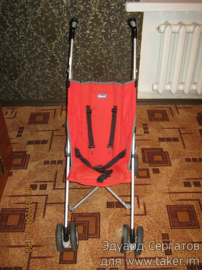 Обзор деткой коляски – трости Chicco C6 Stroller Tangerine.