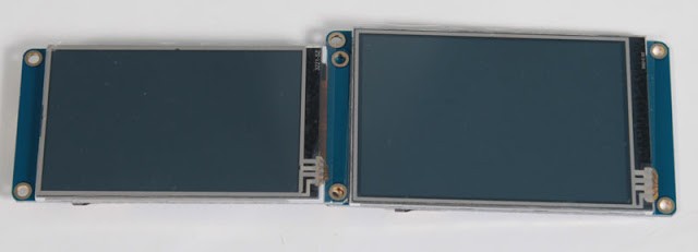 Два дисплея Nextion  3.2"  и 3.5" HMI TFT LCD с тач-скрином