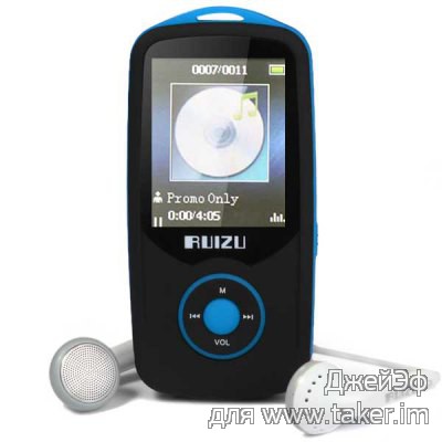 RUIZU X06 Bluetooth HIFI 4G MP3 Player with FM Function от магазина Everbuying.net