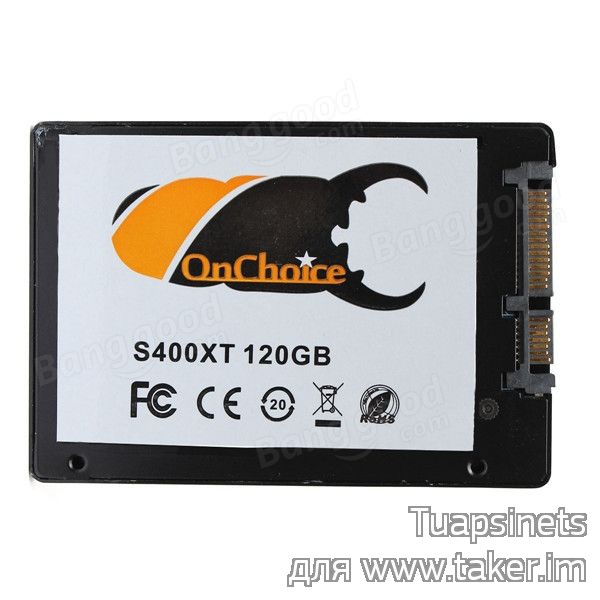 120GB SSD диск OnChoice определяющийся как Kingston SV300 