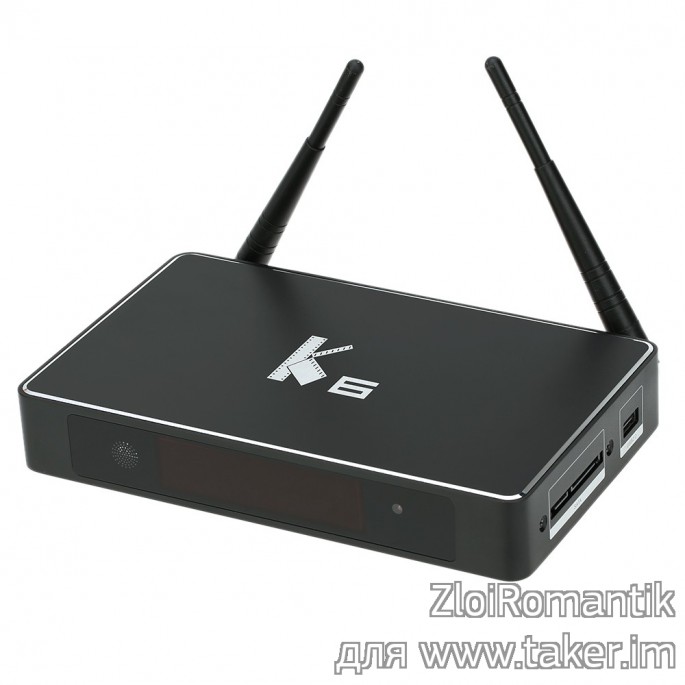 Tv Box K6: Amlogic S812 Quad core , 2G/16G, 2.4G/5G Wi-Fi, Bluetooth 4.0, SATA, 1000M LAN
