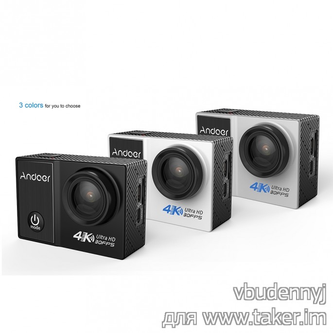 Экшн камера Andoer C5 Pro с честным 4К 30 fps видео (Ambarella A12S75 и Sony IMX117)