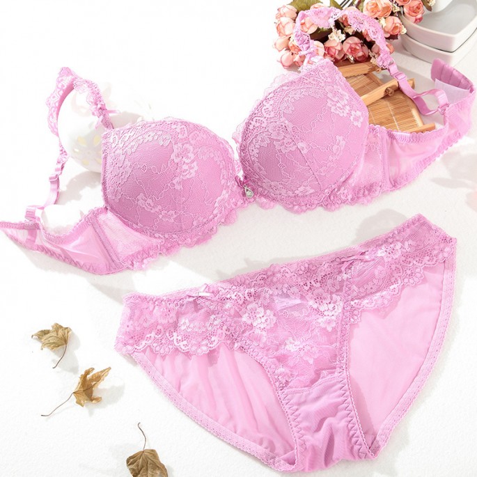 Комплект нижнего белья в лавандовом цвете, underwear set