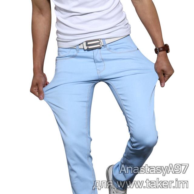 Узкие мужские джинсы Brother Wang