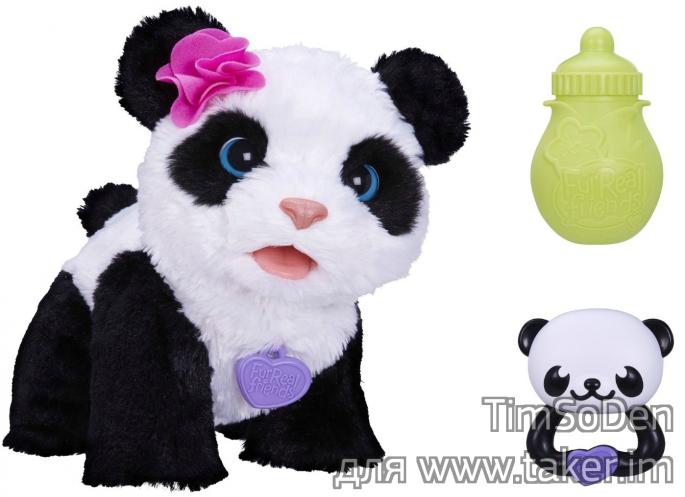FurReal Friends Pom Pom My Baby Panda Pet - мимимишный интерактивный питомец