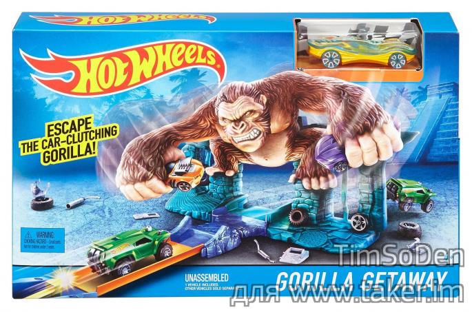 Трек Hot Wheels Gorilla Getaway (Побег от гориллы)
