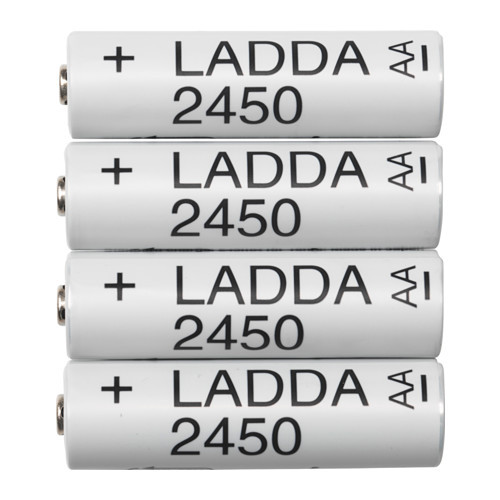 Аккумуляторы IKEA LADDA AA 2450мАч 703.038.76 NiMH 1,2В тест на SkyRC MC3000
