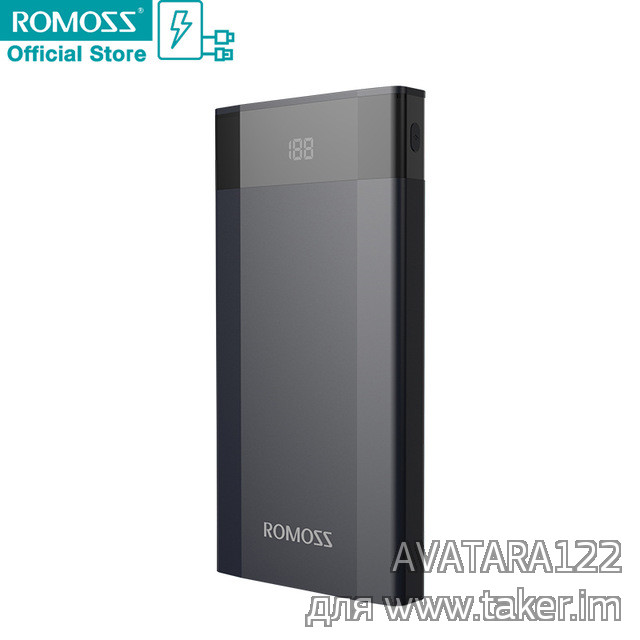 Портативная зарядка Romoss DP10 10000mah QC3.0/MTK-PE/Apple2.4A