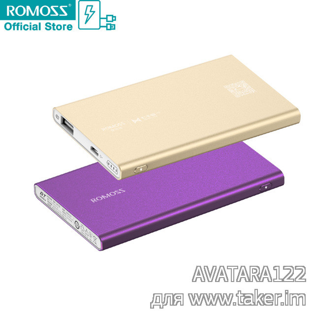 Romoss RT05 5000mah - простой и легкий powerbank с небольшой емкостью