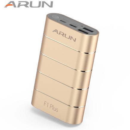 Внешний аккумулятор ARUN 10000mAh F1 Plus с быстрой зарядкой QC3.0 и двунаправленным портом Type-C.