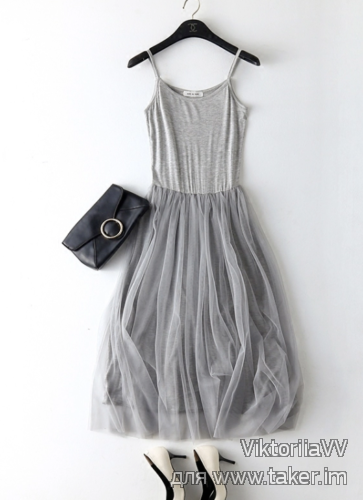 Платье с фатиновой юбкой - идеальное соотношение цена/качество