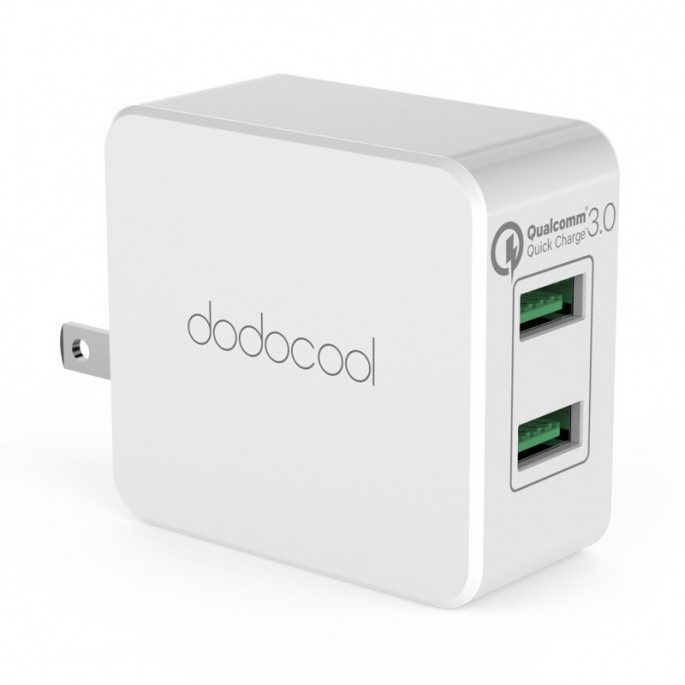 Зарядное устройство dodocool DA87 36W Quick Charge 3.0 2-Port USB