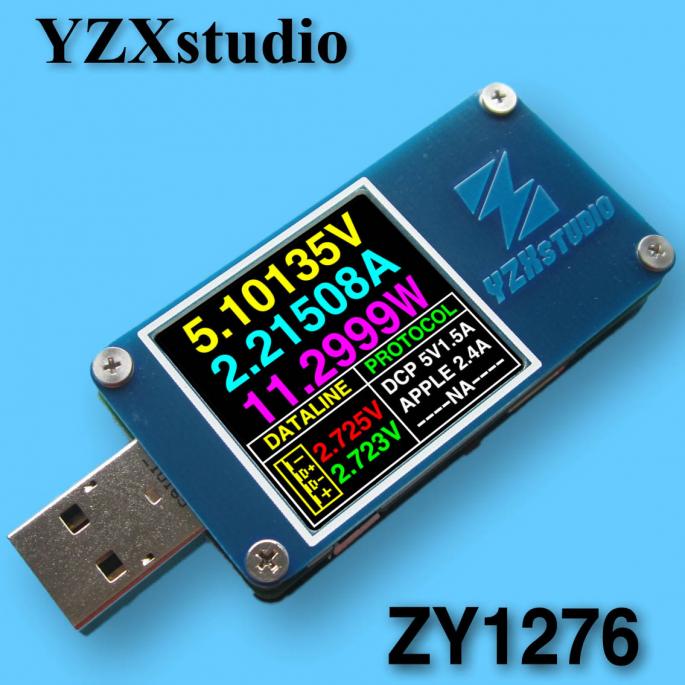 USB тестер YZXstudio ZY1276 PD: Мечта гика или много функций задорого.