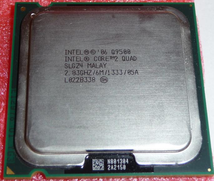 Бу микропроцессор Intel Core 2 Quad Q9500