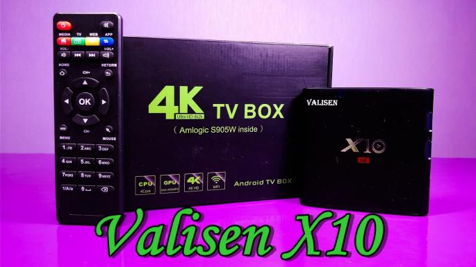 Valisen X10 - обзор бюджетного TV BOX на Amlogic S905W