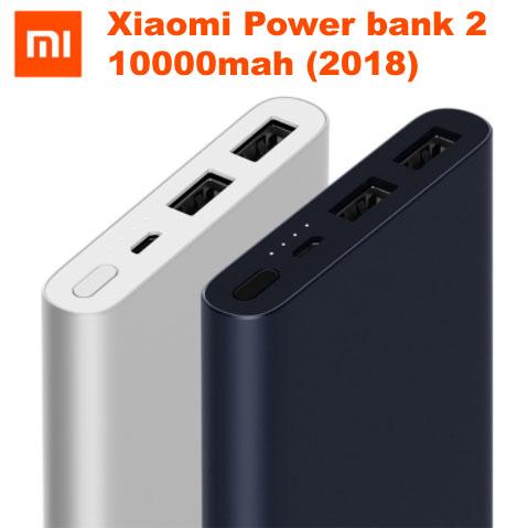 Внешний аккумулятор Xiaomi Power bank 2 (2018) 10000mah QC2.0. Новая модель с двумя портами USB.