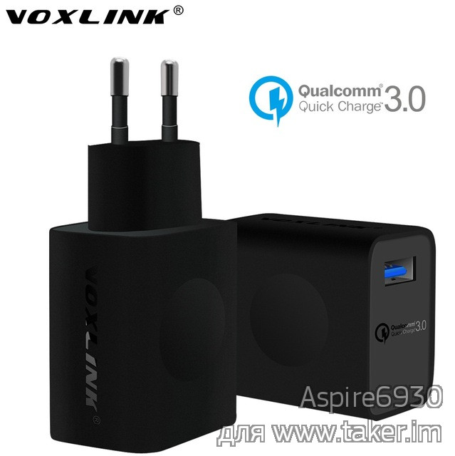 Зарядное устройство Voxlink 18W QC3 CEHC0377