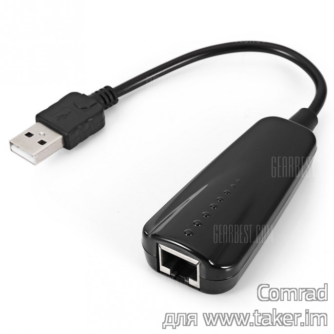 USB Ethernet адаптер (сетевушка) с честными 100Мбит/с