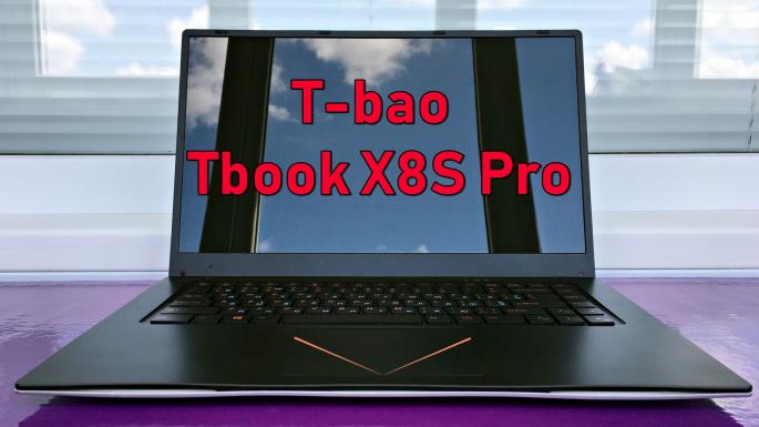 Обзор T-bao Tbook X8S Pro - недорогой ноутбук с дискретной видеокартой для учебы, работы и развлечений