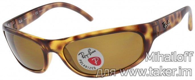 Очки Ray-Ban Sunglasses RB4033 642/47 Tortoise | Brown B-15 Polarized