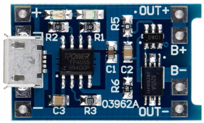 Модуль контроллера заряда TP4056 + защита для аккумуляторов или Вторая жизнь домашних приборов