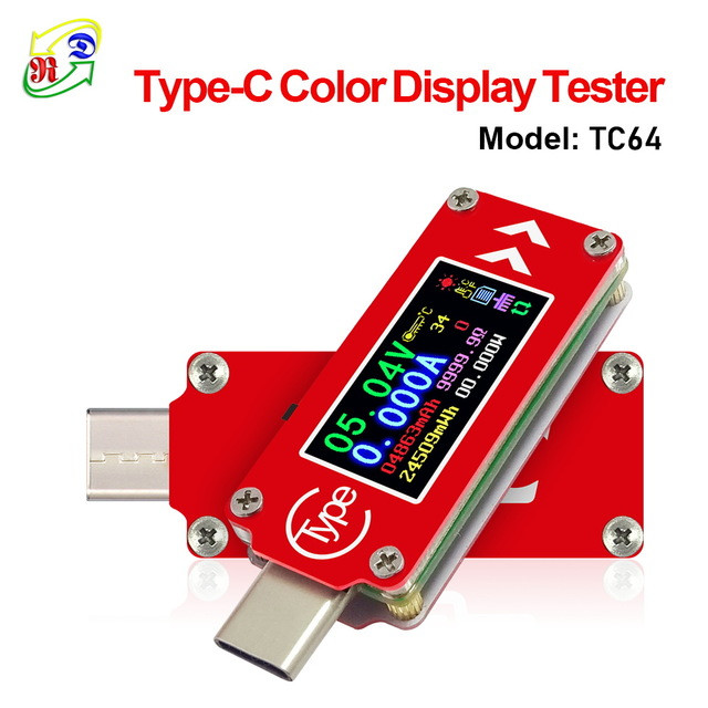 RD-TC64. Новый тестер с цветным экраном и портами Type-C.