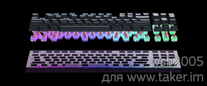 SteelSeries Apex M750 TKL — механическая игровая клавиатура, которая цепляет взгляд