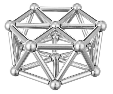 Набор-конструктор из неодимовых магнитов и металлических шариков, с применением для познания геометрии, химии и не только.