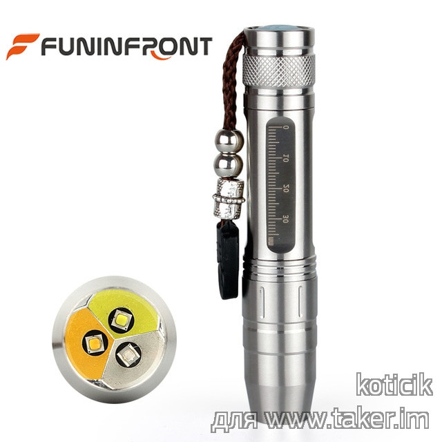 FuninFront - фонарик из нержавейки для старателей.