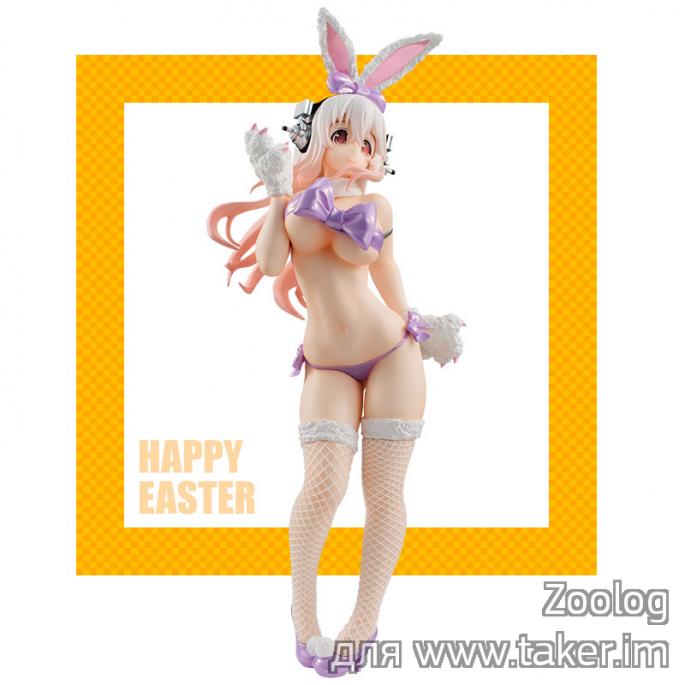 Фигурка Super Sonico в образе Пасхального кролика (Happy Easter Bunny)