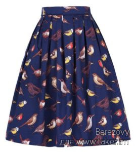 Винтажная котоновая юбка с GraceKarin