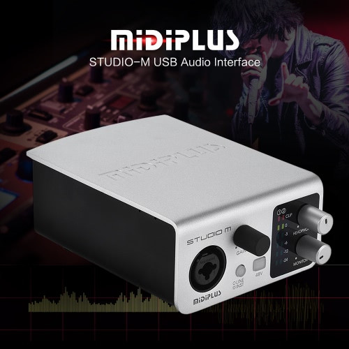 MIDIPlus Studio M: недорогая студийная звуковая карта