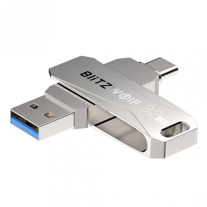 Обзор OTG-флешки BlitzWolf BW-UPC2 с разъемом USB Type-C и карты памяти microSD BlitzWolf BW-TF1