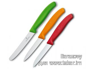 Обзор набора из 3 ножей VICTORINOX 6.7116.32 - идеальные кухонники для ленивых